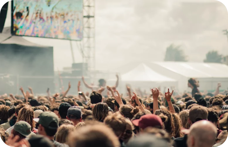 Outdoor crowd