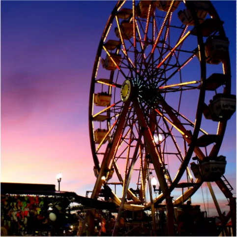 Ferris Wheel during the night