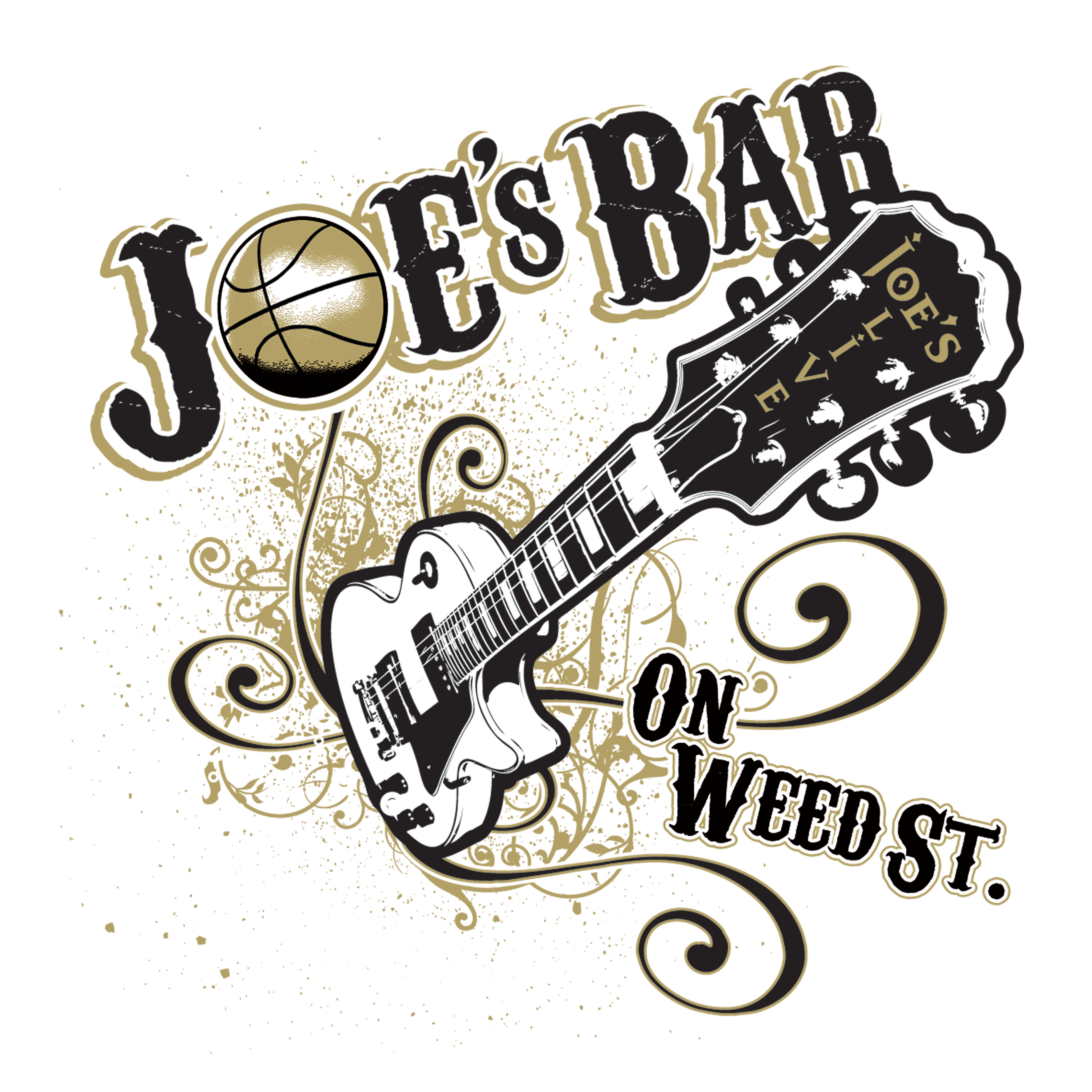 joe's bar on weed st guitar transparent